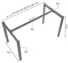 Estructura metálica para escritorio o mesa NY-132A, Vista previa de la imagen del producto 7