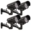 Atrapa kamery IR9000 B IR LED czarna lampa błyskowa 4 szt Podgląd zdjęcia produktu 1