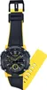 CASIO Uniuhr GA-2000-1A9ER gelb schwarzes Resin Armband Produktbild-Vorschau 3