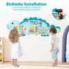 COSTWAY Dinosaurier Aktivitätswand für Kleinkinder, 11-in-1 Produktbild-Vorschau 3