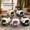 SNOEKIE Katzen Transportbox mit 2 Öffnungen, 49,5 x 32 x Produktbild-Vorschau 2