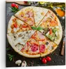 Bild auf Leinwand - Leinwandbild - Pizza Käse Tomaten - Produktbild-Vorschau 1
