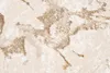 Tapiso Läufer CRYSTAL Modern Beige Braun Gold Wohnzimmer  Produktbild-Vorschau 5