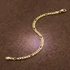 trendor 51398 Armband Silber 925 Goldplattiert Figaro Breite 4,3 mm 2 Produktbild-Vorschau