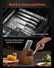 SucceBuy Set de 15 couteaux de cuisine avec bloc à couteaux Voir les images du produit 6