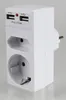 Heitech 6x 2-cestný zásuvkový adaptér s 1 portom USB a 1 Náhľad obrázku produktu 16
