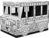 Bankers Box Fellowes Ausmalbild Spielhaus Bus – Weiß Produktbild-Vorschau 6