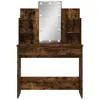 Comodino con luci LED rovere fumé 96x40x142 cm Anteprima dell’immagine prodotto 4