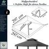 freigarten.de Wymienny dach do altany 3x3 metry Wodoodporny Podgląd zdjęcia produktu 2