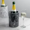 Weinflaschenkühler aus Marmor - 13cm - Schwarz Produktbild-Vorschau 4