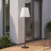 Lucande Terrassenleuchte Jaimy, schwarz, Aluminium, 150 cm Produktbild-Vorschau 2