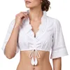 Dirndlbluse Trachtenbluse Dirndel Trachten bluse mit Produktbild-Vorschau 1