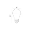LED žárovka LED2B patice E27 GS 7W Teplá bílá 3000K 600lm Náhled obrázku produktu 5