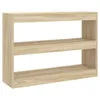 vidaXL Regál na knihy/rozdeľovač izieb Sonoma Oak 100x30x72 Náhľad obrázku produktu 1