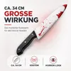 Täuschend Echt Fake Messer mit Blut ca. 34 cm als Produktbild-Vorschau 2