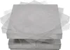 A square coffee table with a concrete look, shown with multiple rotated layers to indicate its rotating top. Náhled obrázku produktu