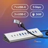 Usb Hub Aktiv Mit Netzteil 36W 10 Port Usb 3.2 Splitter Produktbild-Vorschau 3