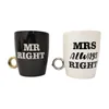Zestaw kubków do kawy Out of the Blue Mr Right & Mrs Always Podgląd zdjęcia produktu 9