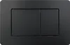 Drückerplatte Edelstahl Schwarz Matt Kompatibel mit Geberit Produktbild-Vorschau 1