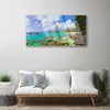 Acrylglasbilder 100x50 Wandbild Druck Meer Steine Bäume Produktbild-Vorschau 3
