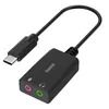 Hama USB-C auf 2x 3,5mm Audio Adapter Mikrofon Headset Produktbild-Vorschau 2