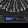 A close-up view of the control panel and fan grille of a laptop cooling pad. Podgląd zdjęcia produktu
