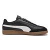 A single black Puma sneaker with a white stripe and a brown sole is shown against a white background. Produktbild-Vorschau