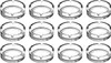 RHP 12 x Glas Aschenbecher rund massiv | Produktbild-Vorschau 1