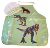 Dětská zástěra s kuchařskou čepicí Dinosauři Náhled obrázku produktu 4