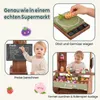 KOMFOTTEU Kinder Kaufladen, Holz Kaufmannsladen mit 43 Produktbild-Vorschau 4