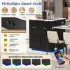 Tavolo da pranzo estensibile con illuminazione a LED e Anteprima dell’immagine prodotto 2