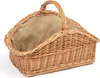 Kaminkorb Holzkorb Kaminholzkorb aus Weide mit Jute (Art. Produktbild-Vorschau 1