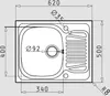Pyramis Einbauspüle Sparta 1B 1D Edelstahl 100132512 Produktbild-Vorschau 4