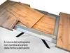 Niket ausziehbarer Walnusstisch 180/284x90 cm mit Produktbild-Vorschau 4