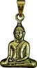 Buddha Kettenanhänger aus Messing - Gold, Gold-Farben, Produktbild-Vorschau 1