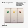 Klarstein Ordnungshüter 3 v 1 odpadkový kôš - 45L kuchynský Náhľad obrázku produktu 6