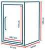 GFP Primeyard Zabudowa kosza na śmieci 84x84x120 cm osłona Podgląd zdjęcia produktu 4