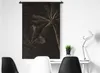 MuchoWow® Wandteppich Wandbehang Palme - Gold - Schwarz Produktbild-Vorschau 4
