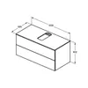 IDEAL STANDARD UV234FX Deckplatte Adapto, f. WTU 1050mm, Produktbild-Vorschau 2