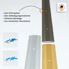 Dalsys Übergangsprofil Alu 90cm x 38mm Übergangsleiste Produktbild-Vorschau 3