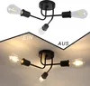 ZMH Deckenleuchte Vintage Deckenlampe Retro Schwarz 3 Produktbild-Vorschau 6