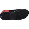 The image shows the sole of a black and red work shoe against a white background. Produktbild-Vorschau