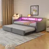 MODFU Schlafsofa mit ausziehbares Bett,90/180x200 Tagesbett Produktbild-Vorschau 4