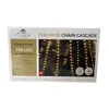 The image shows the packaging for a set of LED chain cascade lights. Produktbild-Vorschau