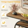 A close-up of a vintage-inspired tabletop with decorative elements and feature callouts. Anteprima dell’immagine prodotto