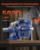 165mm Mehrzweck-Schraubstock aus robustem Sphäroguss - 360° Produktbild-Vorschau 2