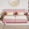 Flieks Polsterbett 180x200cm mit Lattenrost, Stauraumbett Produktbild-Vorschau 2