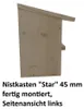 Nistkasten "Star" 45 mm fertig montiert Produktbild-Vorschau 5