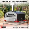 Heidenfeld Gas Pizzaofen Venezia | Pizzastein Cordierit - Produktbild-Vorschau 5