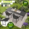 Set di 4 sedie da giardino tillvex® resistenti alle Anteprima dell’immagine prodotto 3